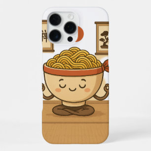Zen Noodles Meditation iPhone 16 Pro Max Case