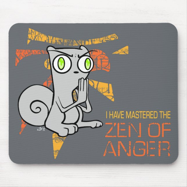 Zen of Anger Foamy Mousepad (Front)