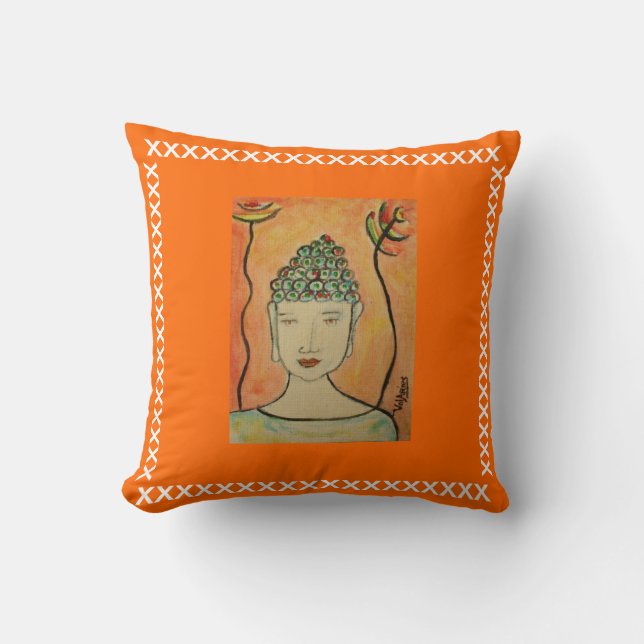 Zen Pillow by ValAries (Front)