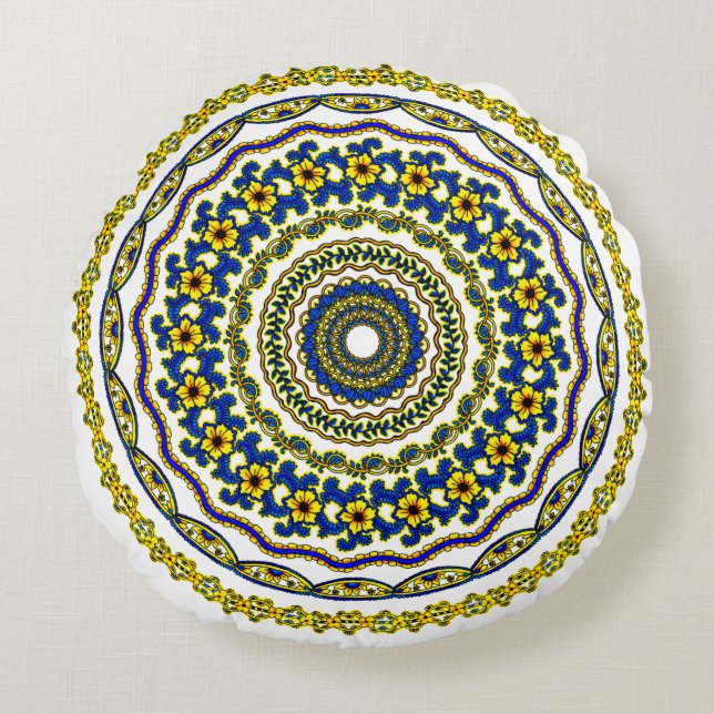 zen pillow,cushion for meditation round pillow (Front)