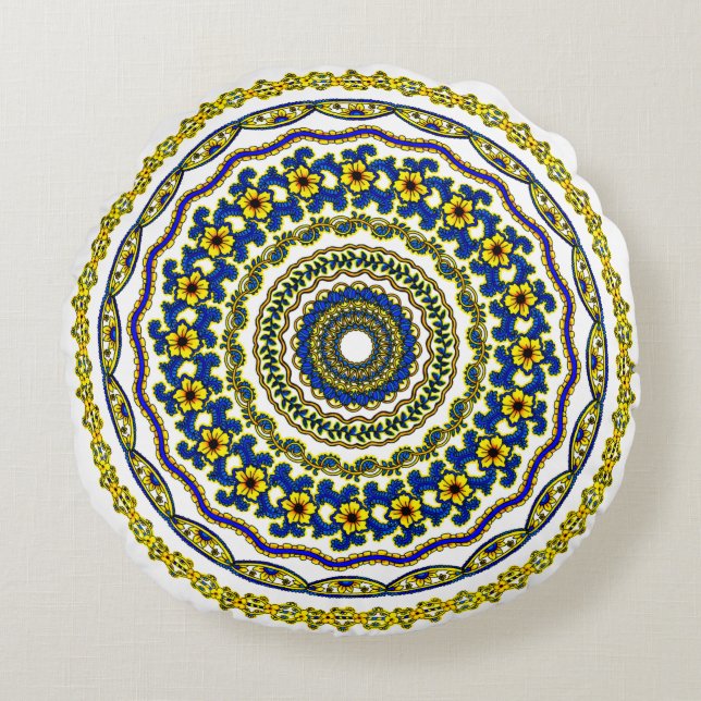 zen pillow,cushion for meditation round pillow (Front)