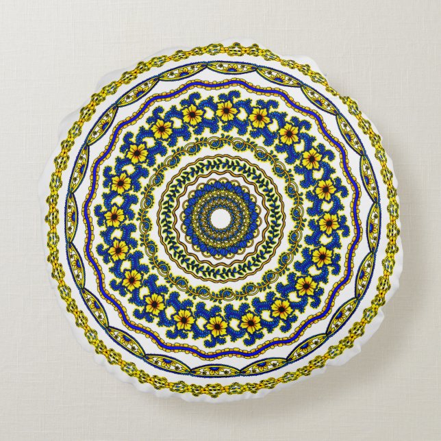 zen pillow,cushion for meditation round pillow (Back)