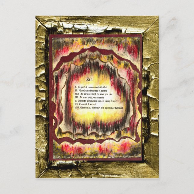 Zen Postcard (Front)