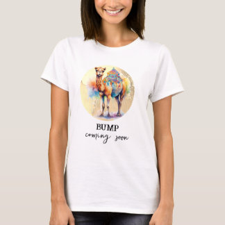 *~* Zen Pregnancy Announcement  CAMEL SC5 T-Shirt
