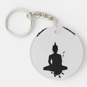 Zen Quote: Wisdom and Meditation Keychain