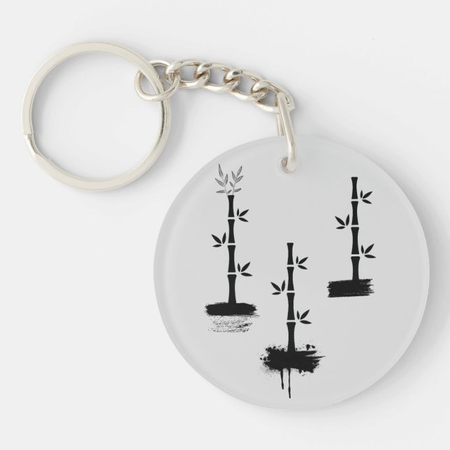 Zen Quote: Wisdom and Meditation Keychain (Front)