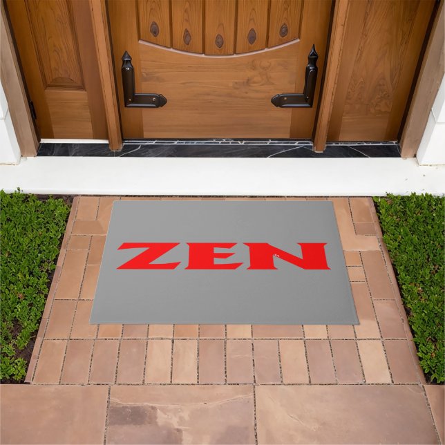Zen red grey doormat (Outdoor)