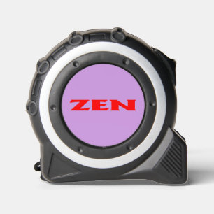 Zen red lilac tape measure 1