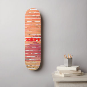 Zen red reeds skateboard