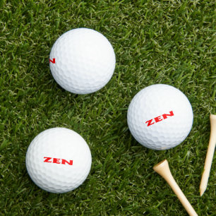 Zen red value golf balls 3 pk