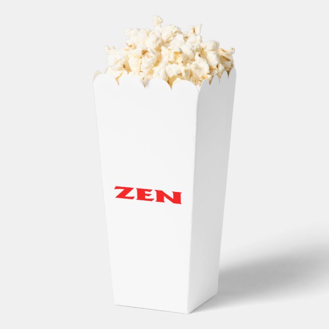 Zen red white popcorn boxes (Popped)