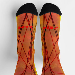 Zen red wire outward premium socks