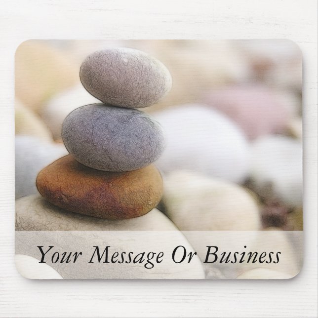 Zen Rock Garden Mouse Pad (Front)