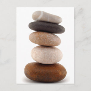 Zen Rocks ; carte postale