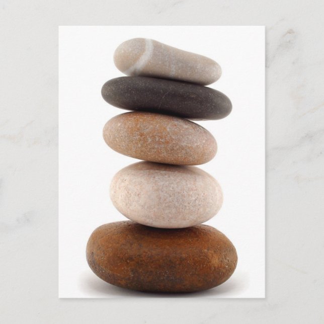 Zen Rocks ; carte postale (Devant)