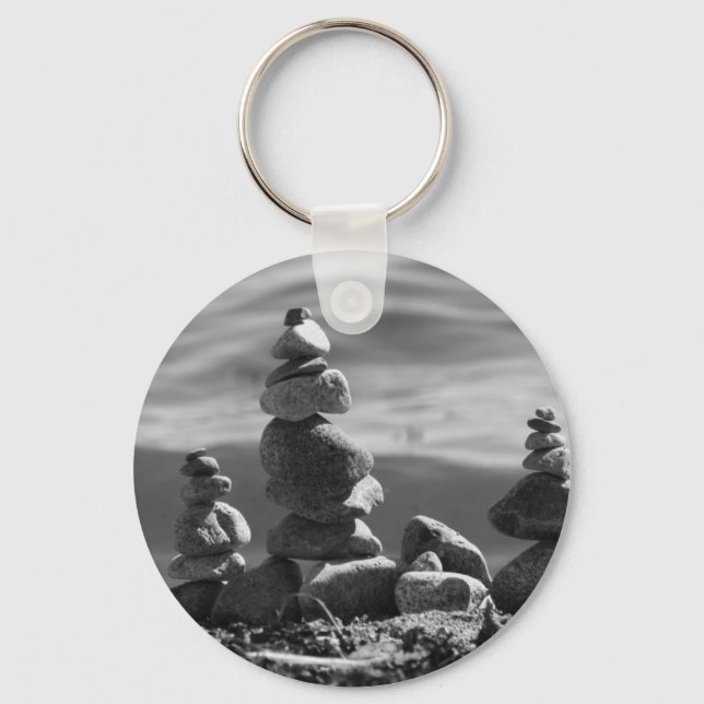 Zen Rocks Keychain (Front)