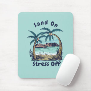 Zen Sand Waves Mouse Pad