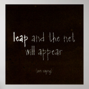 Zen Saying Poster