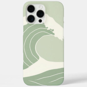 Zen Seigaiha Waves   Japanese Symbol of Luck iPhone 16 Pro Max Case