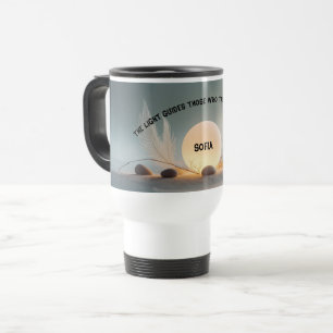 Zen Serenity: Healing Stationery Aesthetic Travel Mug