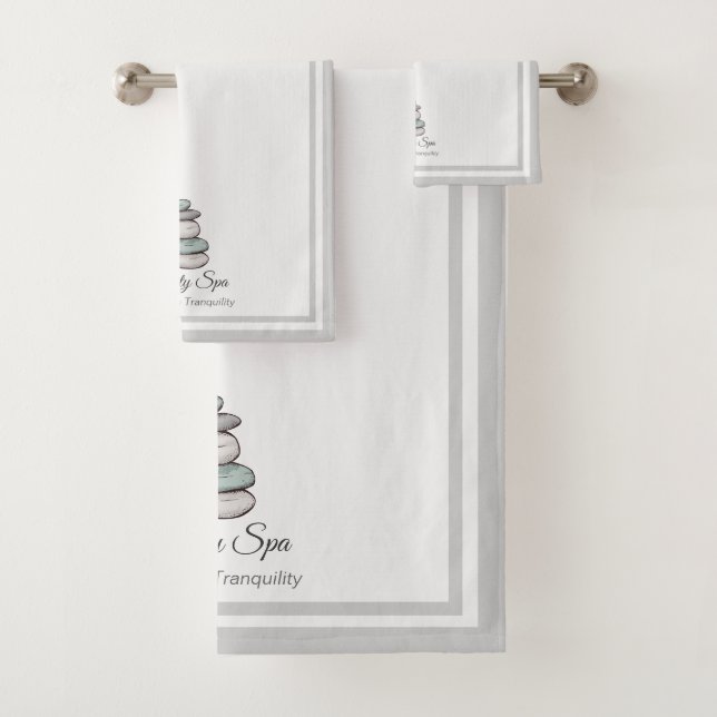 Zen Serenity Spa Bath Towel Set (Insitu)