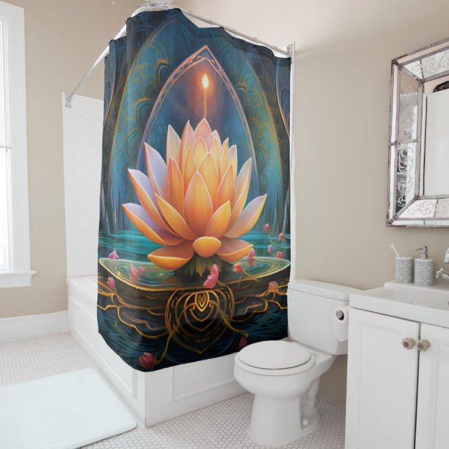 Zen Shower Curtain (In Situ)