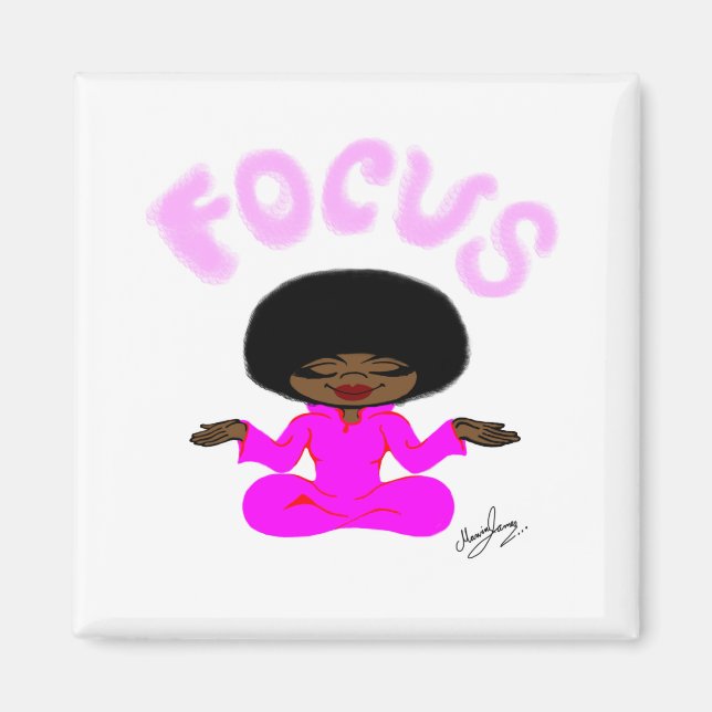 Zen-Sista - Focus Magnet (Front)