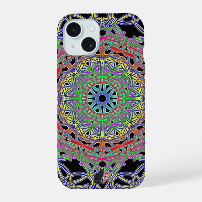 Zen Spectra Glyph iPhone 15 Case (Back)
