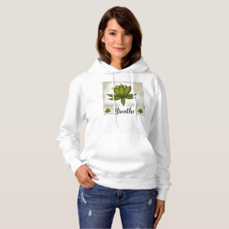 Zen spirituel respirer yoga lotus sweat - shirt à