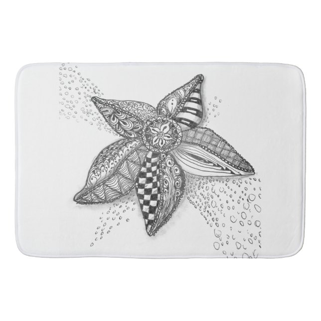 Zen Starfish Bath Mat (Front)