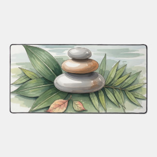 Zen Stone Stack Watercolor Minimalist