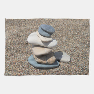 Zen stones kitchen towel