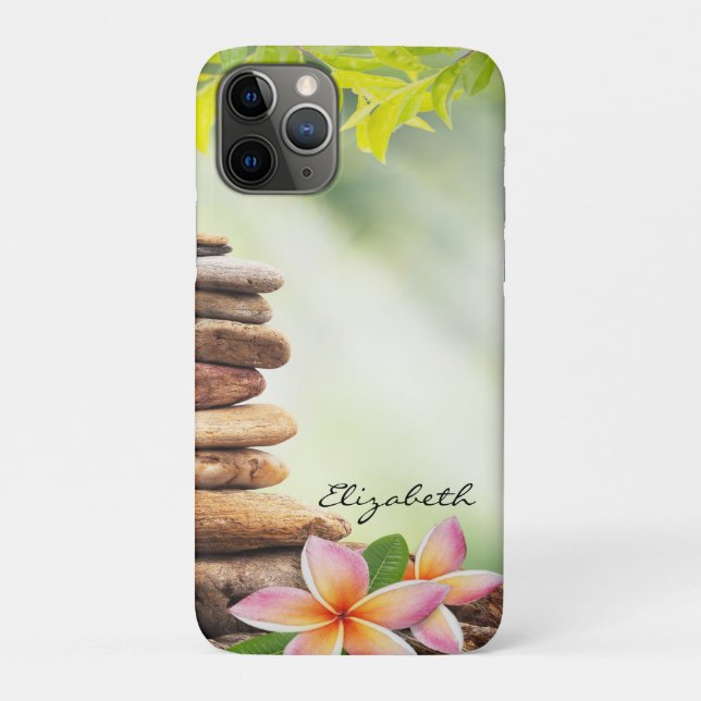Zen Stones, Meditation,Landscape Case-Mate iPhone Case (Back)