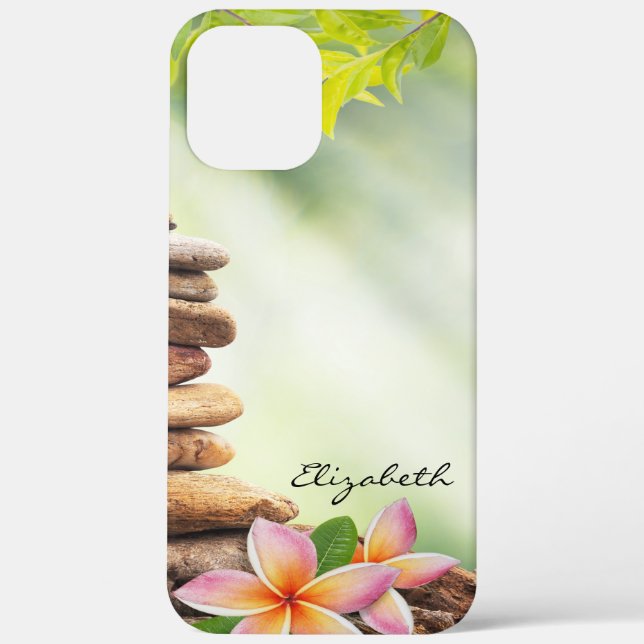 Zen Stones, Meditation,Landscape Case-Mate iPhone Case (Back)