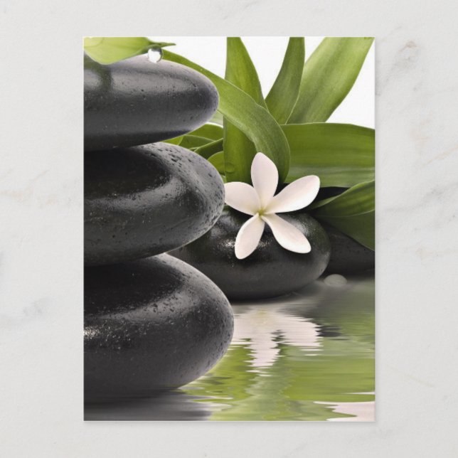 Zen Stones Postcard (Front)