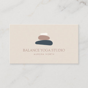 Zen Stones Yoga Instructor Customized Business Card