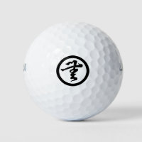 Zen Swing: 無文字 Kamon Golf Ball Elegance