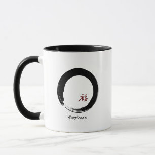 Zen Symbol with Happiness Character Mug