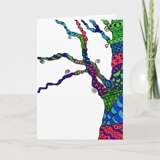 Zen Tree - birthday card (Front)