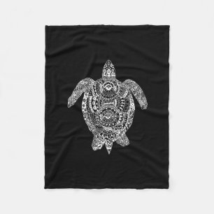 Zen Turtle Fleece Blanket