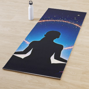 Zen Under Stars: Cosmic Meditation Yoga Mat