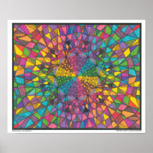 Zen Webverse - Kaleidoscopic Print