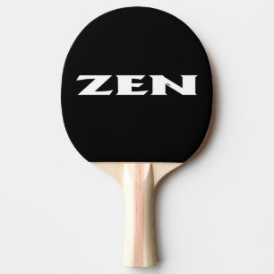 Zen white black ping pong paddle