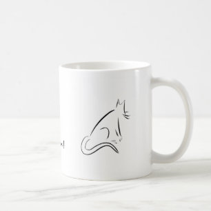 Zen White Cat Mug