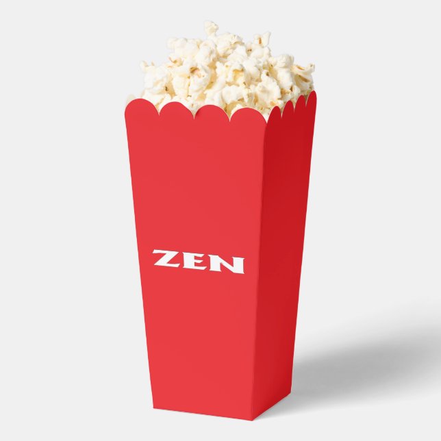 Zen white red popcorn boxes (Popped)