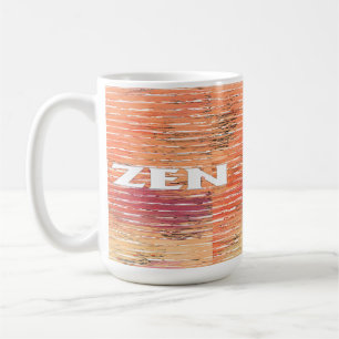 Zen white reeds mug