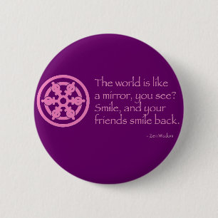 Zen Wisdom 2 Inch Round Button
