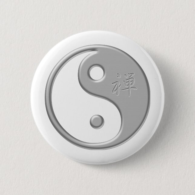 Zen Yin Yang Button (Front)