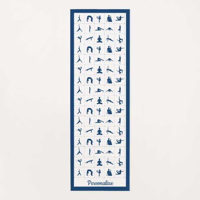 Zen Yoga Meditation Lotus Tree of Life Namaste Yoga Mat (Front)