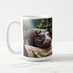 Zena The Baby Hippo Takes Time Out To Sleep, Coffee Mug